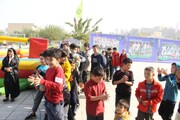 حضور شادمانه کودکان کار در دهکده جام جهانی در نخستین پیروزی تیم ملی فوتبال