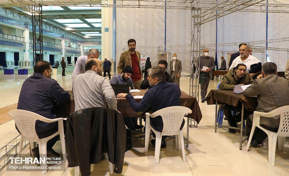 میز خدمت حراست شهرداری تهران در نماز جمعه