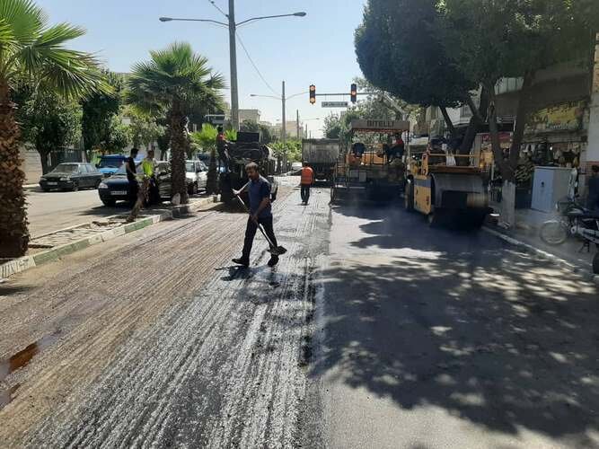 بهسازی معابر منطقه ۱۰ با ده هزار متر نهرسازی