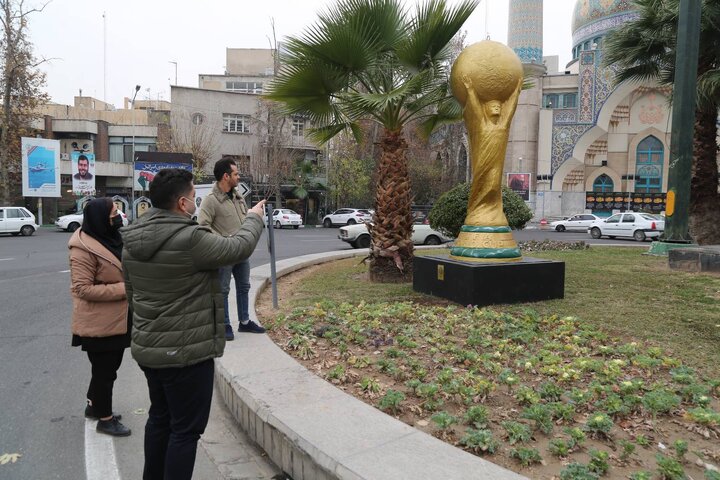 کاپ جام جهانی به میدان فلسطین رسید