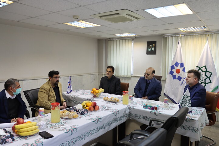 دیدار مدیرعامل شرکت شهر سالم با شهردار منطقه ۱۹ 