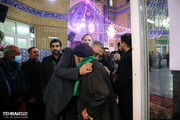 حضور شهردار تهران در مراسم ترحیم سید ابوالفضل کاظمی از جانبازان دفاع مقدس