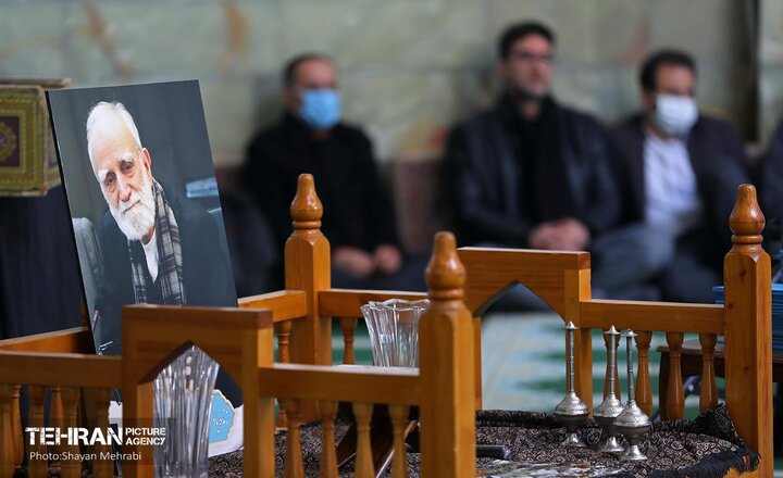 حضور شهردار تهران در مراسم یادبود مرحوم عباس شیبانی 