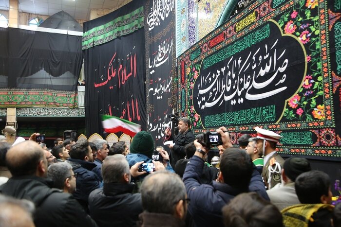 پیکر شهید گمنام عملیات والفجر۱ در یادمان نورالزهرا (س) منطقه ۱۰ آرمید