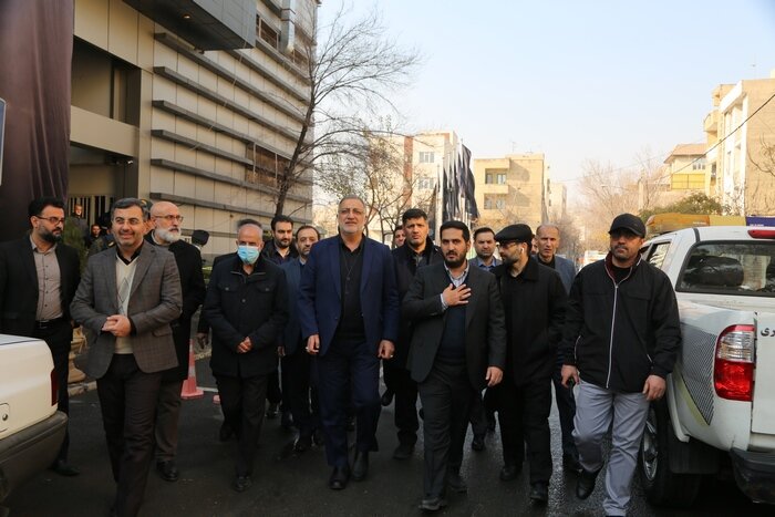 پیکر شهید گمنام عملیات والفجر۱ در یادمان نورالزهرا (س) منطقه ۱۰ آرمید