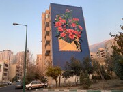 اجرای طرح دیوارنگاری در شهرک شهید باقری 