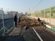 اجرای فاز نهایی زیرگذر سواره‌رو حریم خط راه‌آهن تهران-اهواز