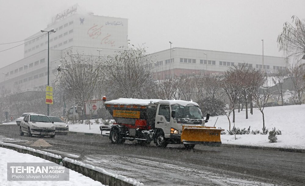 تشریح آخرین اقدامات مناطق شمالی پایتخت برای برفروبی