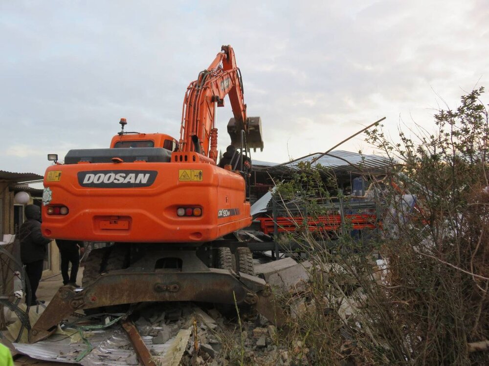 ۲ هکتار از ویلاهای اعیانی غیرمجاز پایتخت تخریب شد