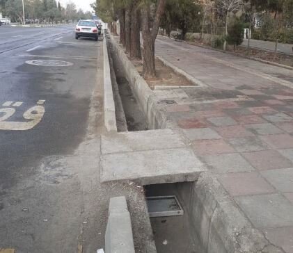 بازسازی کانال و شبکه جمع‌آوری آب‌های سطحی فرعی شهرک دانشگاه تهران