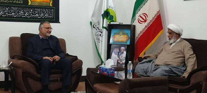 دیدار شهردار تهران با امام جمعه اهواز 