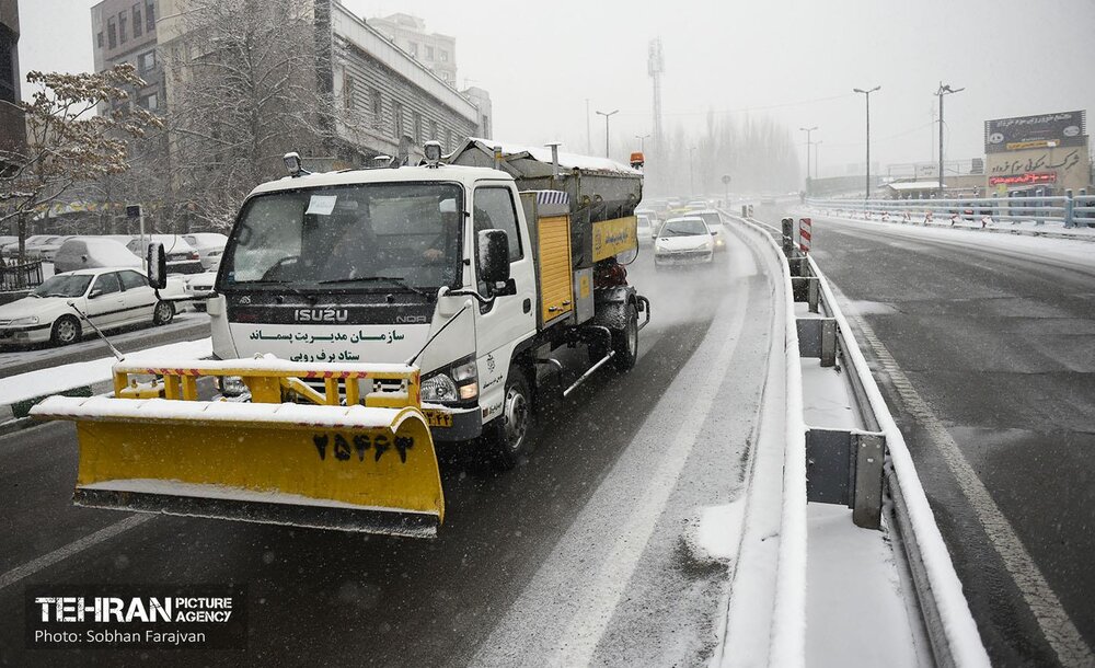 تشریح آخرین اقدامات مناطق شمالی پایتخت برای برفروبی