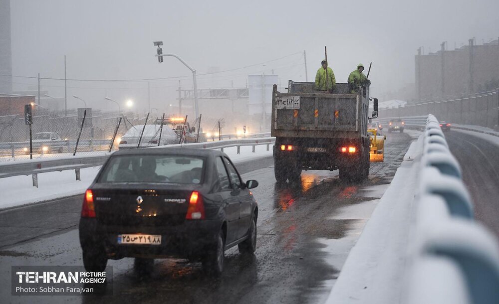 تشریح آخرین اقدامات مناطق شمالی پایتخت برای برفروبی