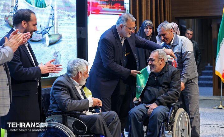 آیین تجلیل از جانبازان سرافراز دفاع مقدس  برگزار شد
