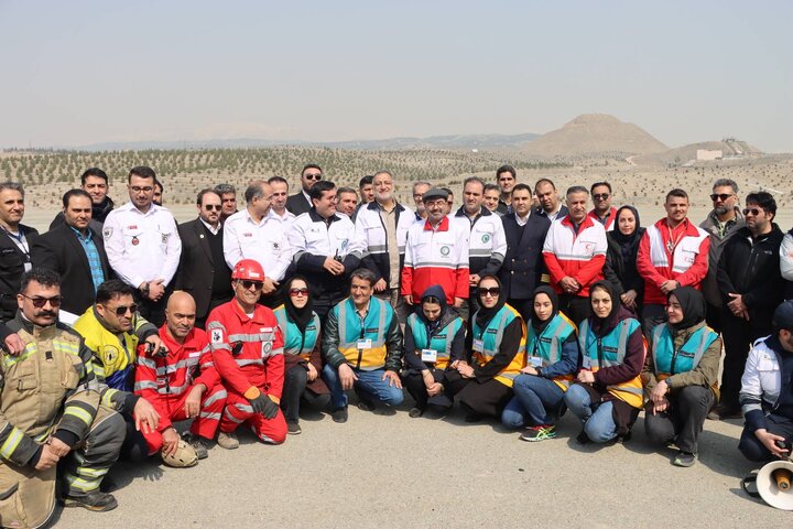 سومین تمرین امداد هوایی با فرمان شهردار تهران در منطقه ۴ برگزار شد
