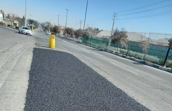 عملیات مرمت و بازسازی آسفالت معابر محلی