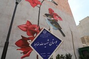 دیواره‌های بوستان شهید "حامد ضابط" در منطقه۸ بهاری شد