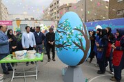 دانش آموزان منطقه ۱۹ با مشارکت در جشنواره تخم مرغ های رنگی به استقبال بهار رفتند