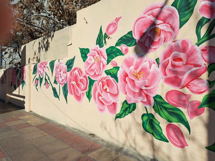 نقاشان هنرمند دیوارهای فرسوده قلب پایتخت را نو کرد/مشارکت طراحان تهرانی در دیوارنگاری شهر