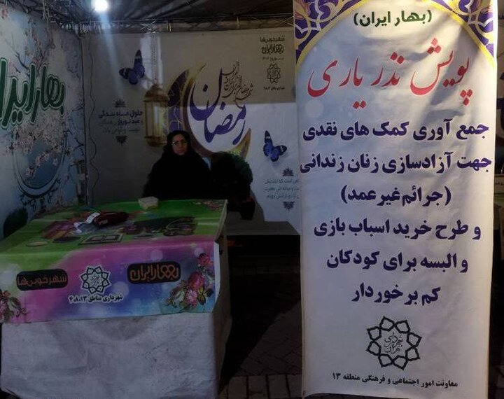  طرح جمع‌آوری البسه و اسباب‌بازی جهت اهدا به افراد کم برخوردار در منطقه۱۳