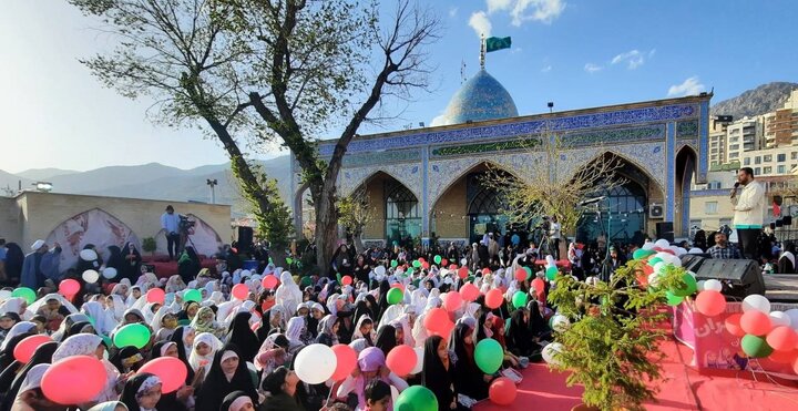 جشن بزرگ دختران روزه اولی تهران در آستان مقدس امامزاده قاسم (ع) برپا شد   