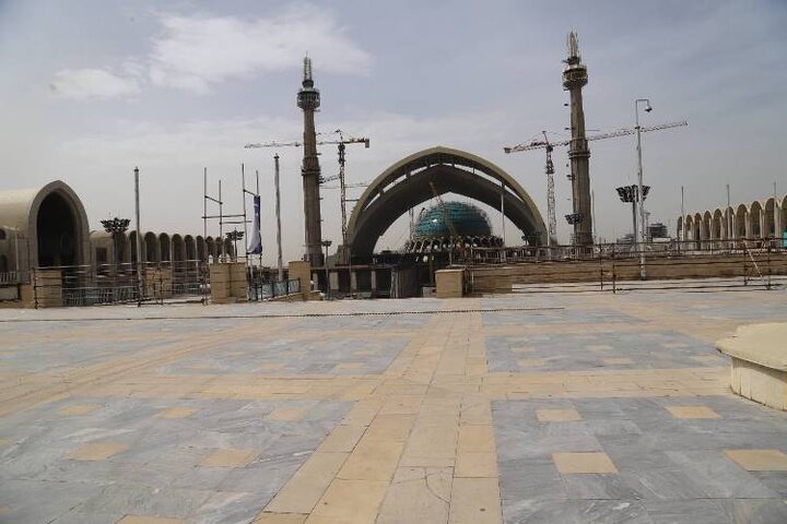 مصلی امام خمینی(ره) برای نماز عید فطر آماده می‌شود