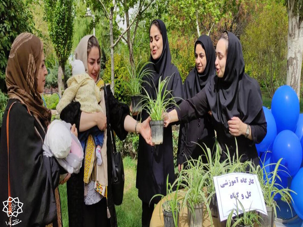 دومین سری از پویش نفسهای تازه شهر در بوستان بانوان نرگس
