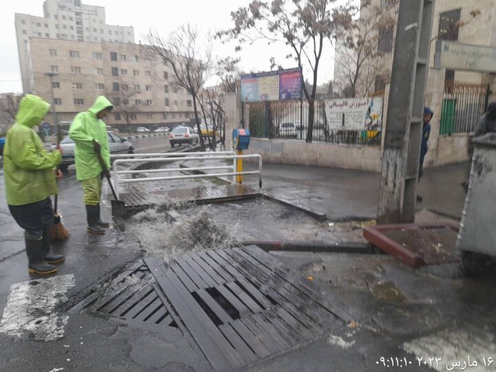 شمال شرق پایتخت در بارش‌های بهاره تحت کنترل است