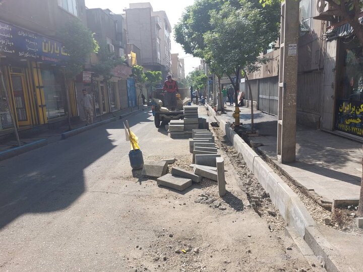  فاز دوم جمع آوری نهر خیابان بخت آزاد در منطقه ۸