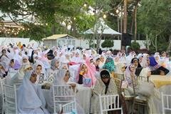 برگزاری ضیافت افطار دختران روزه اولی در بوستان بانوان منطقه ۱۹