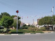 آذین‌بندی میادین و معابر اصلی منطقه ۱۹  به‌مناسبت عید سعید فطر