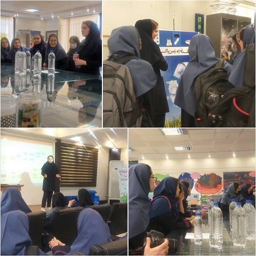 بازدید دانش آموزان از مرکز آموزش مدیریت پسماند