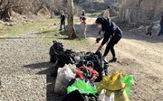 پاکسازی  دره فرحزاد با مشارکت کودکان دوستدار محیط زیست