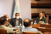 نشست صمیمانه ناصر امانی با کارکنان سازمان فرهنگی هنری شهرداری تهران