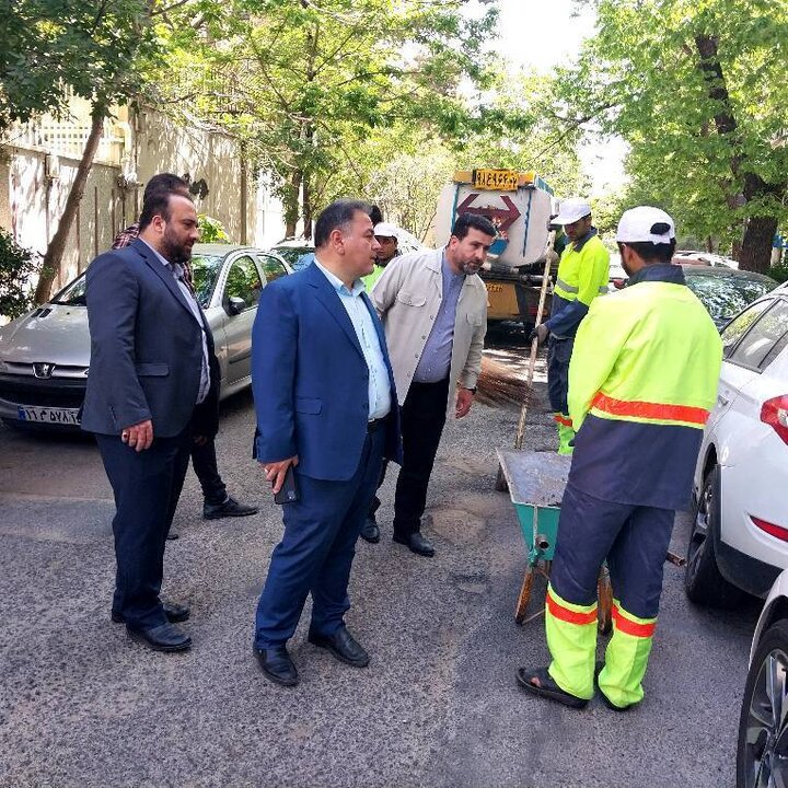 پاکسازی  و نظافت شهری منطقه۲ رصد شد