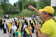 برگزاری همایش پیاده‌روی با حضور ۱۰۰۰ نفر از شهروندان شمال شرق تهران