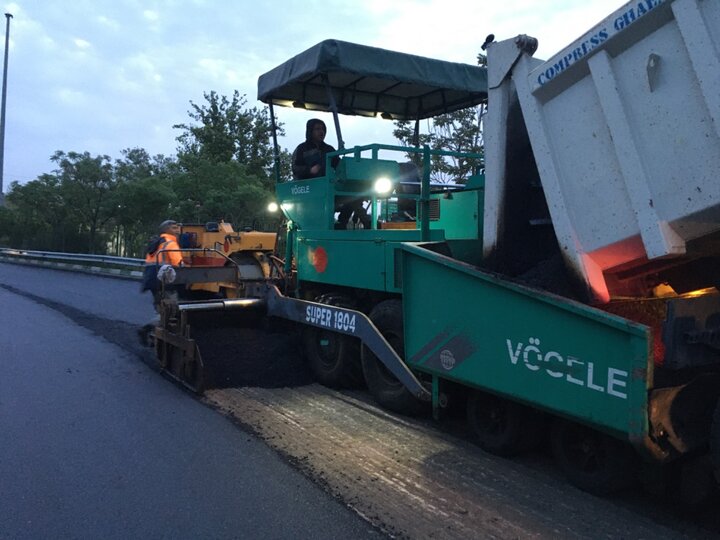 پیشرفت فیزیکی ۶۰ درصدی عملیات تراش و روکش بزرگراه شهید چراغی