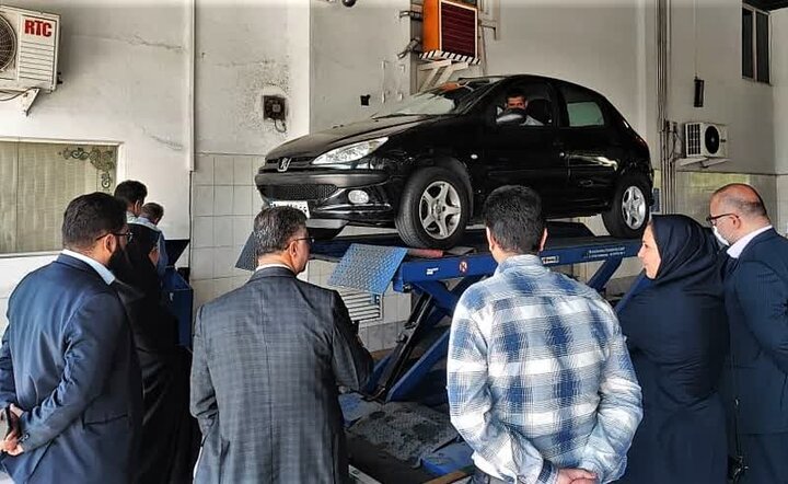 عملکرد ستاد معاینه فنی خودروهای تهران در مدیریت صف مطلوب است