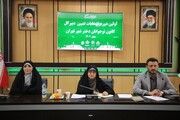 نمایندگان دختران تهرانی، آرای خود را به صندوق انداختند