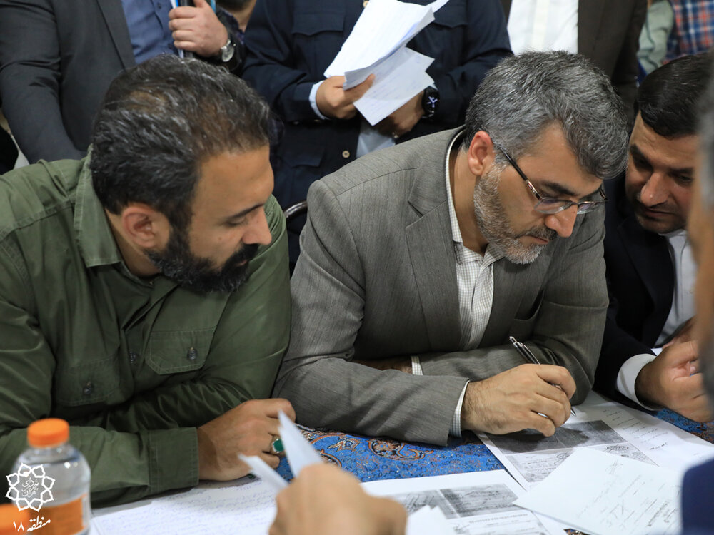 دیدار مردمی رئیس سازمان بازرسی و شهردار منطقه ۱۸ با شهروندان