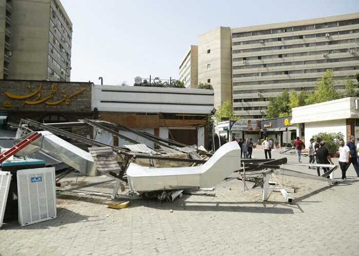  مشاعات غیر مجاز در بازارچه اکباتان جمع آوری شدند