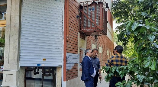 ساماندهی اصناف و مشاغل مزاحم در خیابان گلشناس