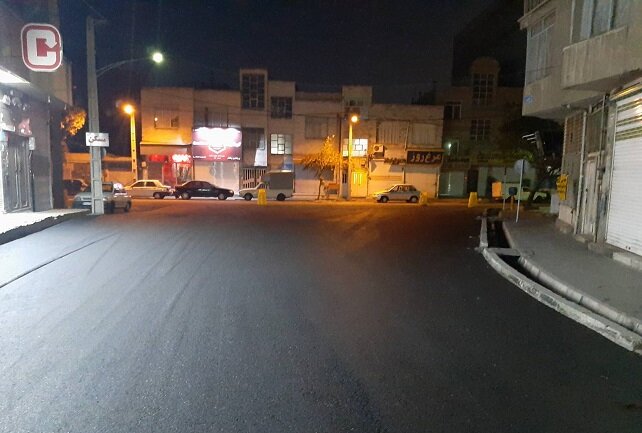 اجرای بیش از 50 هزار مترمربع روکش آسفالت در معابر منطقه 14