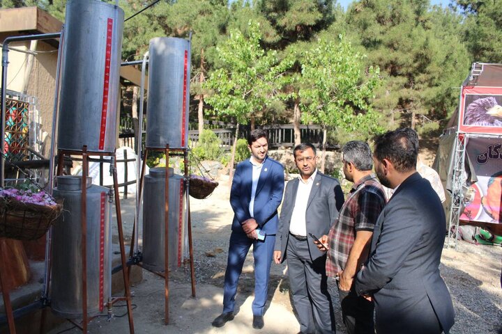 آغاز جشنواره گلابگیری در باغ پرندگان