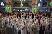 اجتماع ۴۰۰۰ نفری دختران در قبله تهران برگزار شد