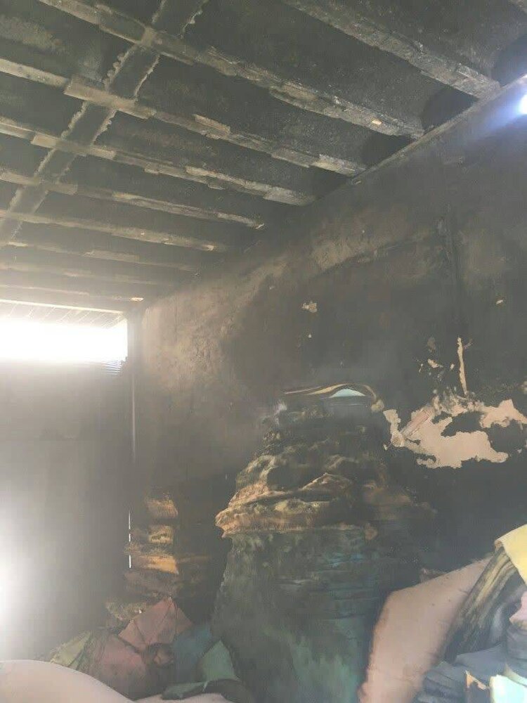 آتشسوزی یک ساختمان ۴طبقه در محله مرتضیگرد