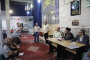 دیدار مسجد محور رئیس کمیته عمران شورای اسلامی شهر تهران با شهروندان منطقه ۱۶