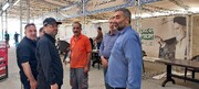 پردیس فرهنگی- هنری شهرداری منطقه ۱۰ در حرم مطهر برپا شد