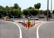 اجرای عملیات ایمن سازی و ساماندهی ترافیکی درتقاطع بلوار مرزداران- سپهر