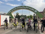 همایش بزرگ دوچرخه سواری شهروندان در بوستان آموزش ترافیک